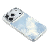 EIDERWOOD iPhone 17 Pro Hybrid Plastic Case with Built-in Camera Lens Protection - Foil Pattern / Silver