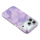 EIDERWOOD iPhone 17 Pro Max Hybrid Plastic Case with Built-in Camera Lens Protection - Foil Pattern / Purple