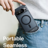 Google Pixel 10 Pro XL TORRAS Ostand L1 Hybrid Case with Kickstand – MagSafe Compatible – Black