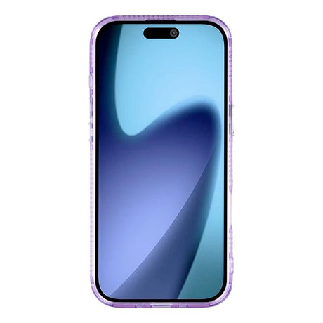 EIDERWOOD iPhone Air Hybrid Plastic Case with Built-in Camera Lens Protection - Brush Stroke Pattern / Purple