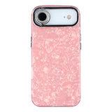 EIDERWOOD iPhone Air Hybrid Plastic Case with Built-in Camera Lens Protection - Pearlescent Pattern / Pink