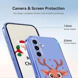 EIDERWOOD Samsung Galaxy A56 (5G) Flexible Plastic Christmas Case with Motif - Transparent / Reindeer