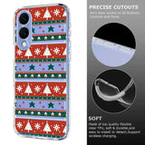 EIDERWOOD Samsung Galaxy S25 Edge Flexible Plastic Christmas Case with Motif - Transparent / Pattern