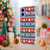 EIDERWOOD iPhone 16 Flexible Plastic Christmas Case with Motif - Transparent / Pattern