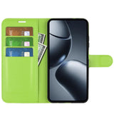 Xiaomi 15T Pro EIDERWOOD Faux Leather Flip Case with Cardholder & Stand Function - Green