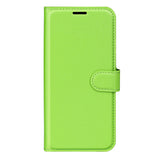 Realme 15 EIDERWOOD Faux Leather Flip Case with Cardholder & Stand Function - Green
