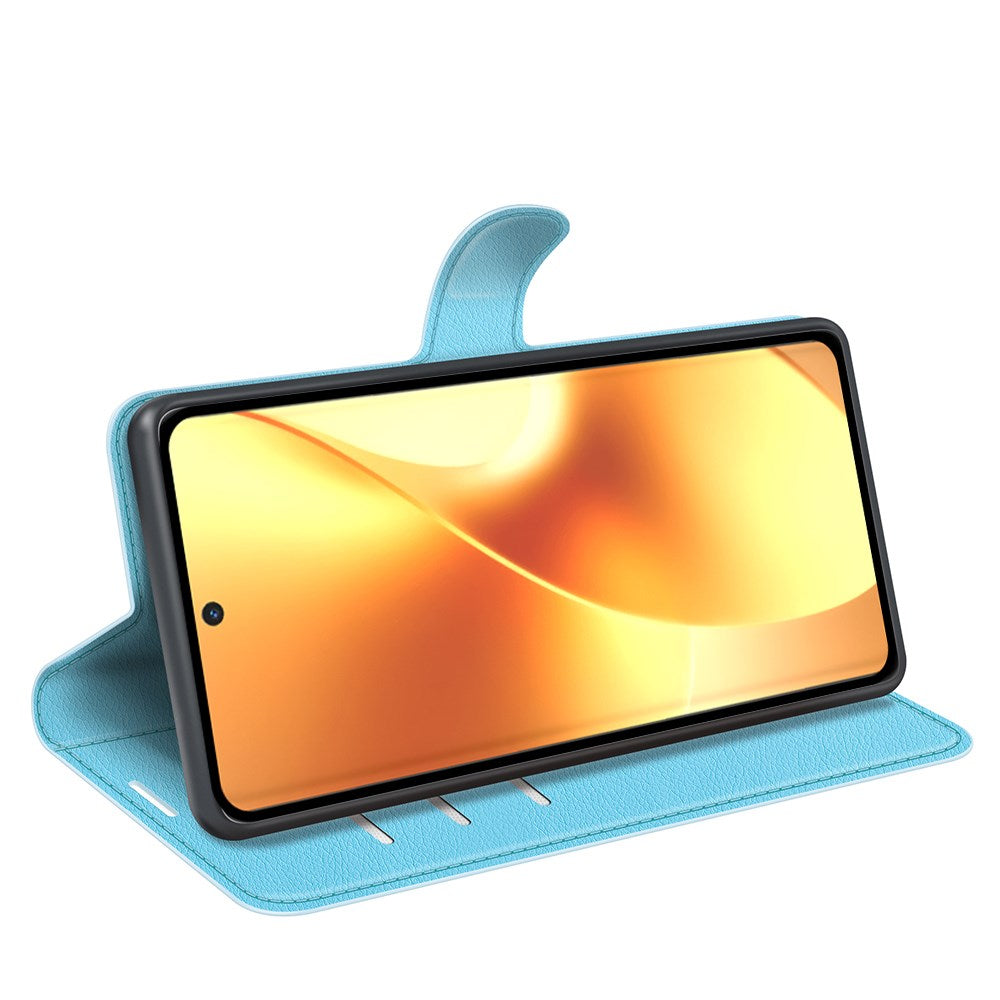 Realme 15 EIDERWOOD Faux Leather Flip Case with Cardholder & Stand Function - Light Blue