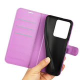 Realme 15 EIDERWOOD Faux Leather Flip Case with Cardholder & Stand Function - Purple