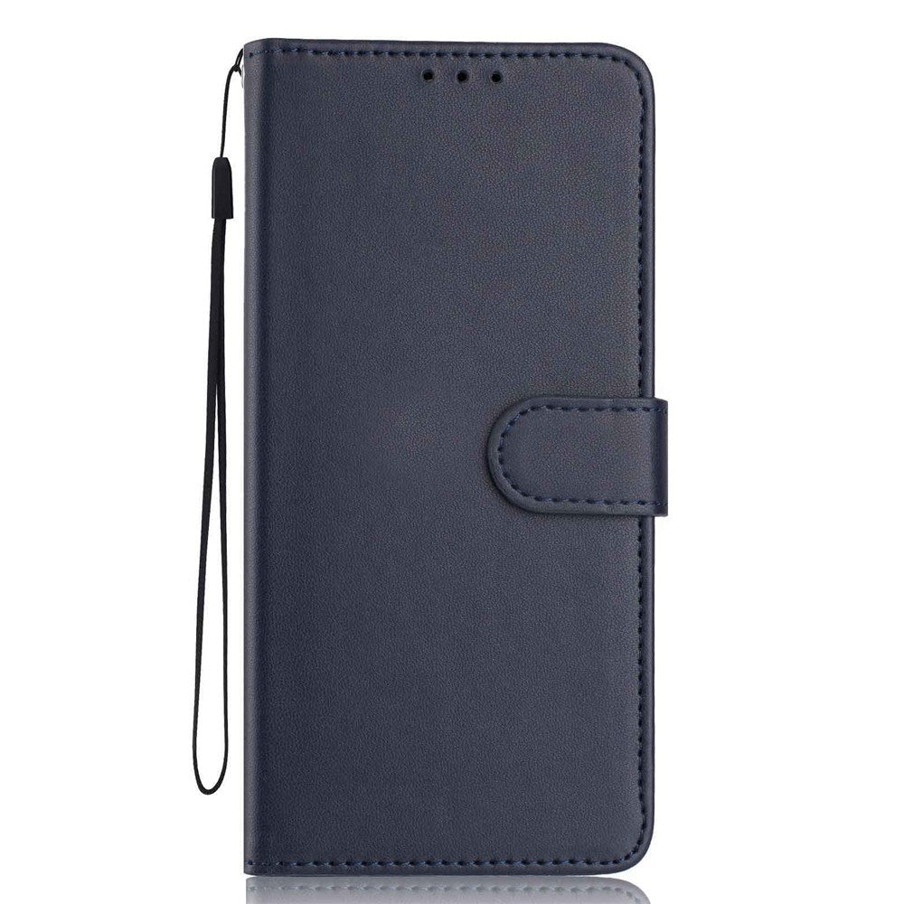 Motorola Moto G86 Power EIDERWOOD Faux Leather Case with Strap & Card Holder - Blue