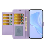 Motorola Moto G86 Power EIDERWOOD Faux Leather Case with Strap & Card Holder - Purple