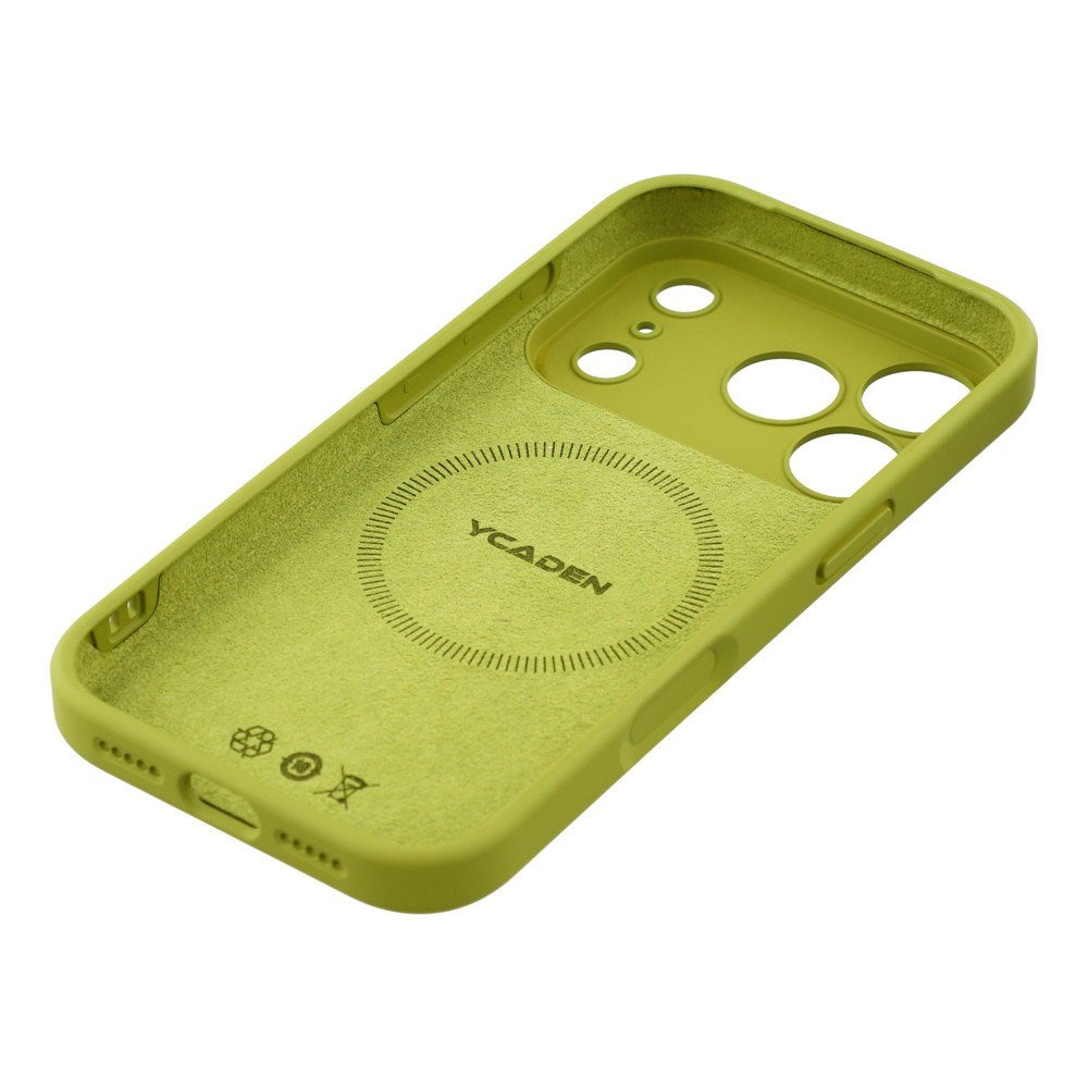 EIDERWOOD iPhone 17 Pro Max Flexible Plastic Case with Lined Inside - MagSafe Compatible - Green