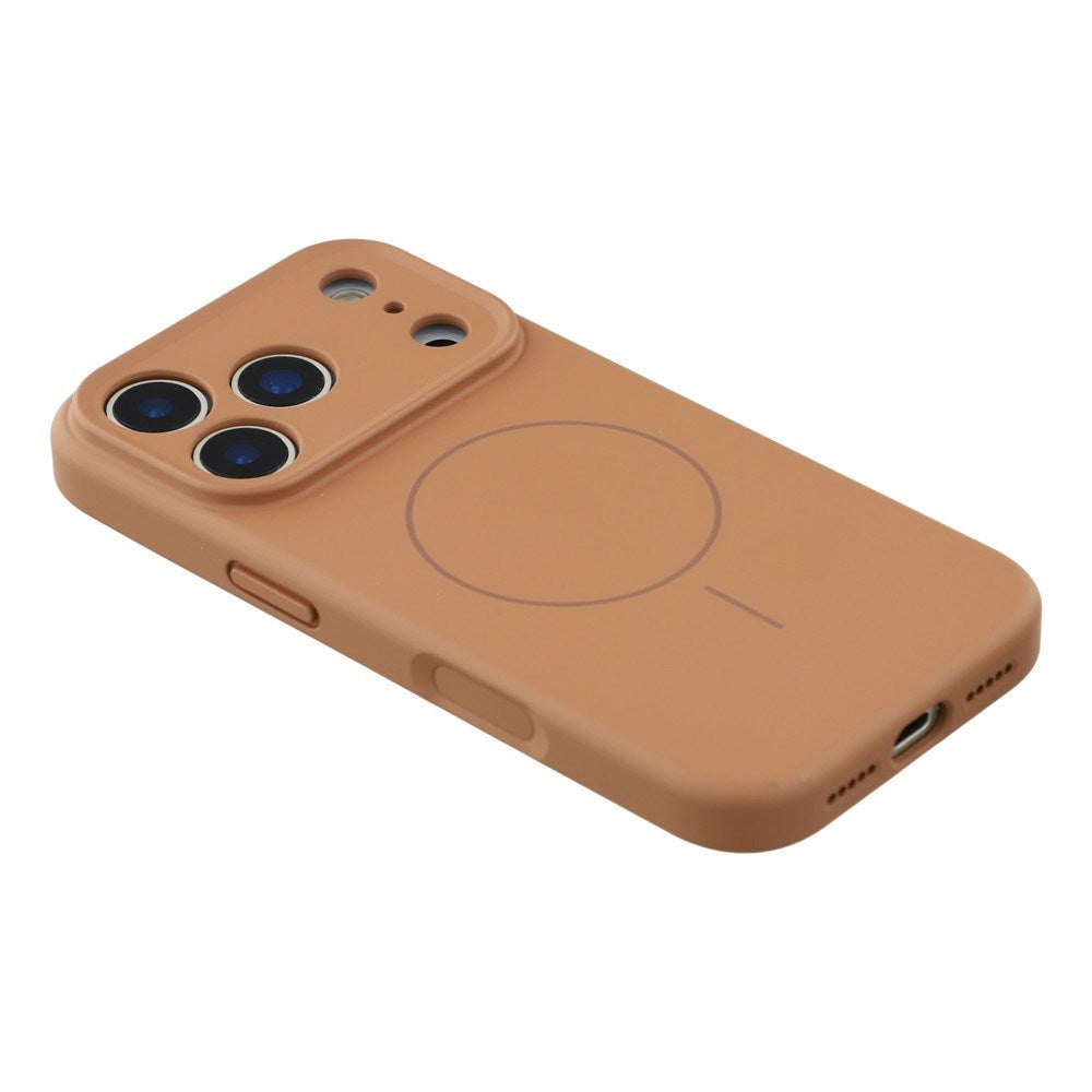 EIDERWOOD iPhone 17 Pro Max Flexible Plastic Case with Lined Inside - MagSafe Compatible - Brown