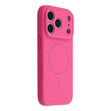 EIDERWOOD iPhone 17 Pro Flexible Plastic Case with Lined Inside - MagSafe Compatible - Hot Pink