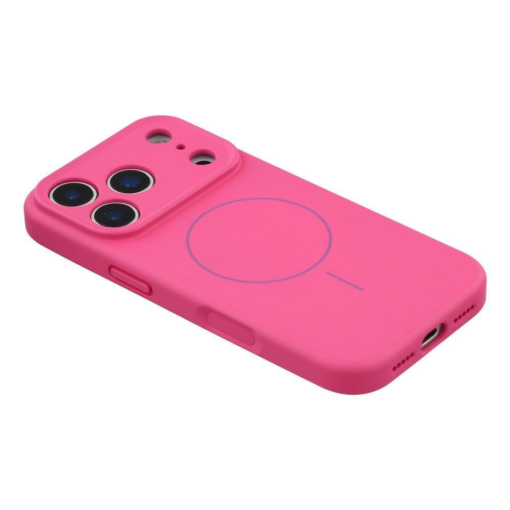 EIDERWOOD iPhone 17 Pro Flexible Plastic Case with Lined Inside - MagSafe Compatible - Hot Pink