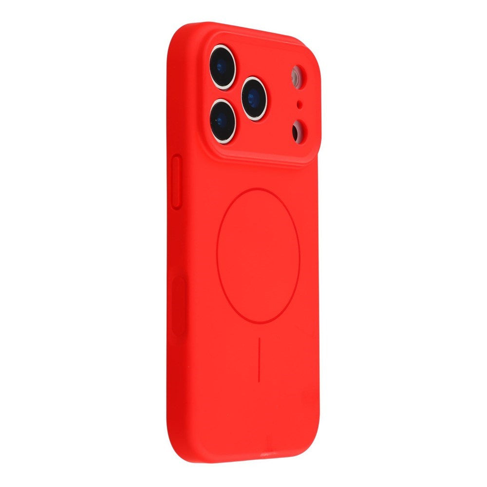 EIDERWOOD iPhone 17 Pro Flexible Plastic Case with Lined Inside - MagSafe Compatible - Red