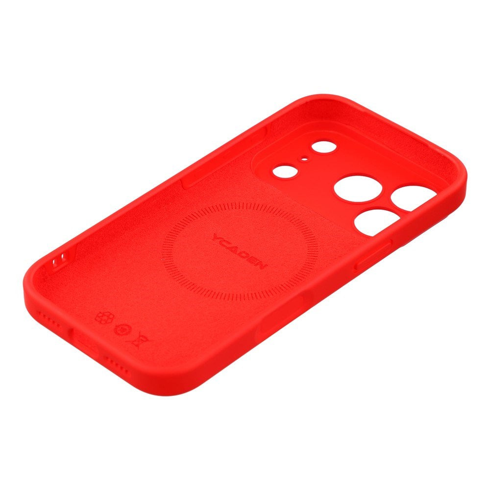 EIDERWOOD iPhone 17 Pro Flexible Plastic Case with Lined Inside - MagSafe Compatible - Red