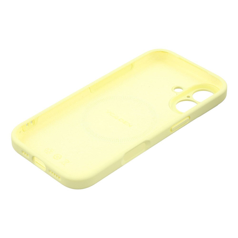 EIDERWOOD iPhone 17 Flexible Plastic Case with Lined Inside - MagSafe Compatible - Yellow