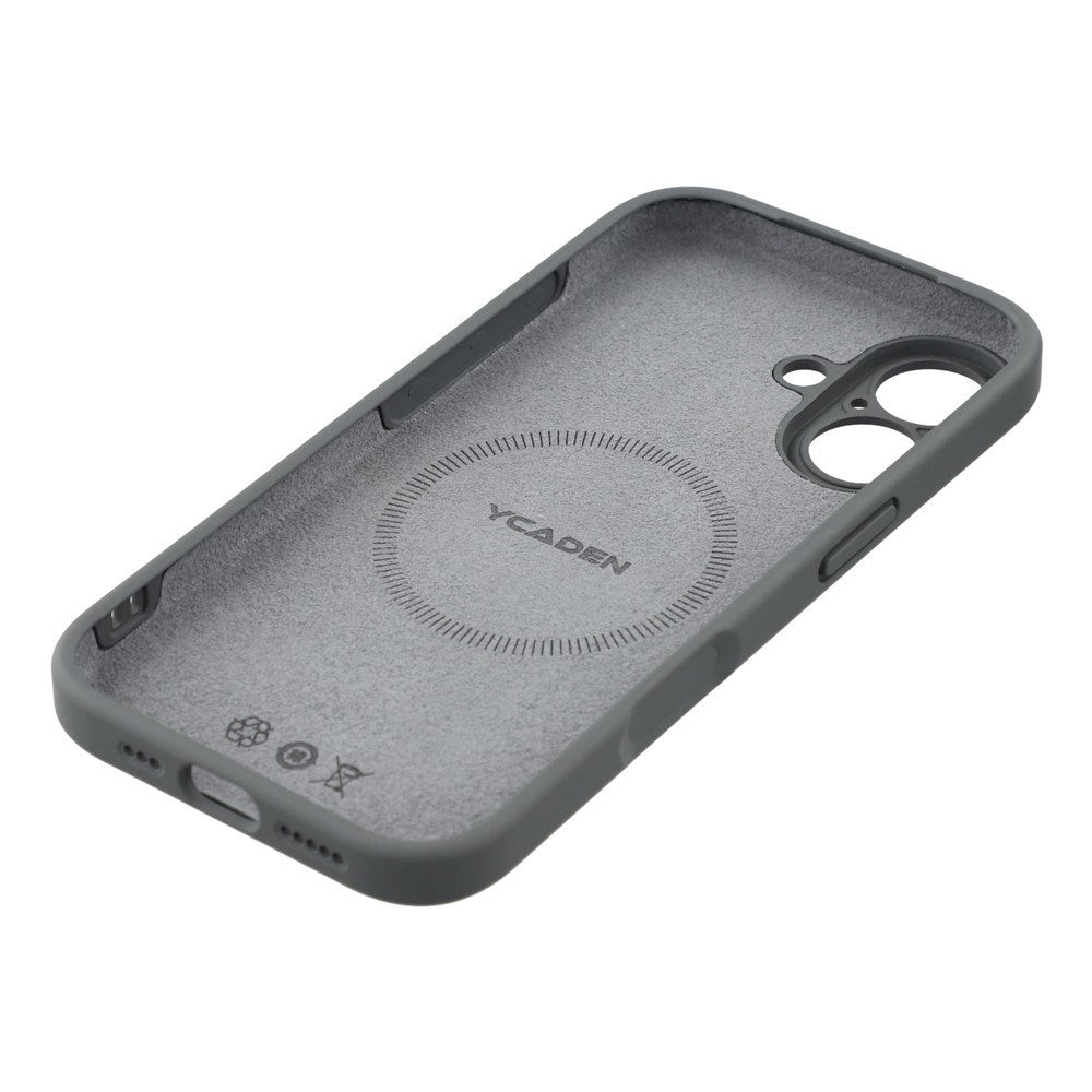 EIDERWOOD iPhone 17 Flexible Plastic Case with Lined Inside - MagSafe Compatible - Dark Grey