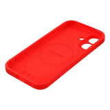 EIDERWOOD iPhone 17 Flexible Plastic Case with Lined Inside - MagSafe Compatible - Red