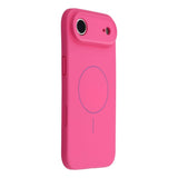 EIDERWOOD iPhone Air Flexible Plastic Case with Lined Inside - MagSafe Compatible - Hot Pink
