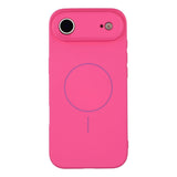EIDERWOOD iPhone Air Flexible Plastic Case with Lined Inside - MagSafe Compatible - Hot Pink