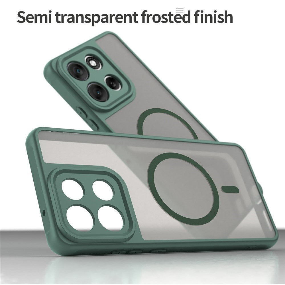 Motorola Moto G86 Power EIDERWOOD Hybrid Plastic Case - MagSafe Compatible - Green