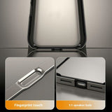iPhone 17 Pro Max EIDERWOOD Metal Bumper Case with Reinforced Silicone Corners - Grey