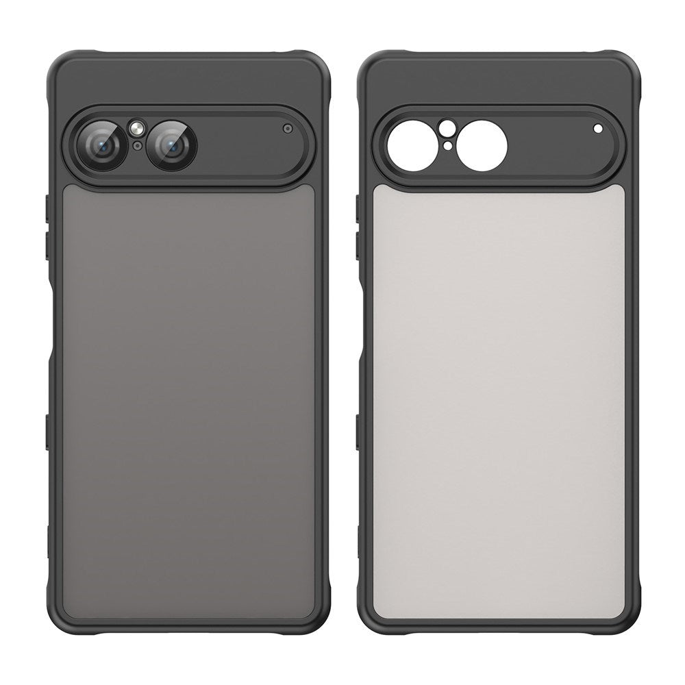 EIDERWOOD Sony Xperia 10 VII Matte Hybrid Case - Transparent / Black