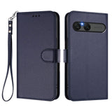 EIDERWOOD Sony Xperia 10 VII Faux Leather Flip Case with Card Holder & Strap - Dark Blue