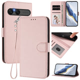 EIDERWOOD Sony Xperia 10 VII Faux Leather Flip Case with Card Holder & Strap - Pink