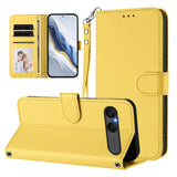 EIDERWOOD Sony Xperia 10 VII Faux Leather Flip Case with Card Holder & Strap - Yellow