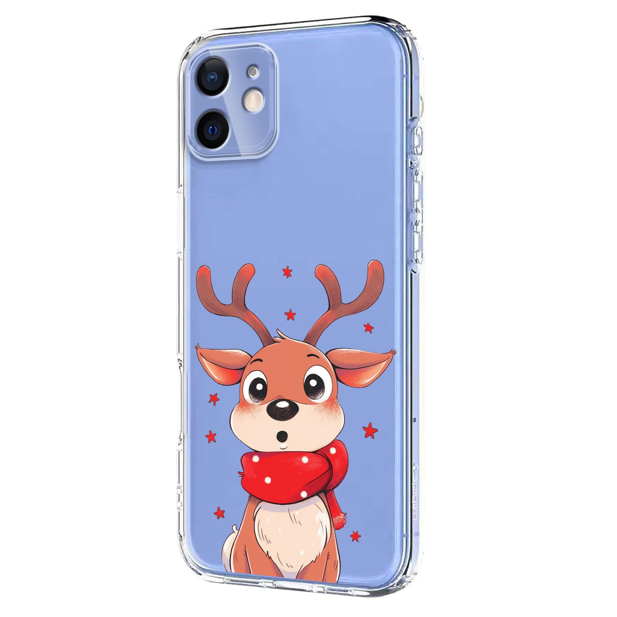 EIDERWOOD iPhone 11 Flexible Plastic Christmas Case with Motif - Transparent / Reindeer