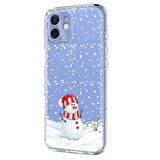 EIDERWOOD iPhone 11 Flexible Plastic Christmas Case with Motif - Transparent / Snowman