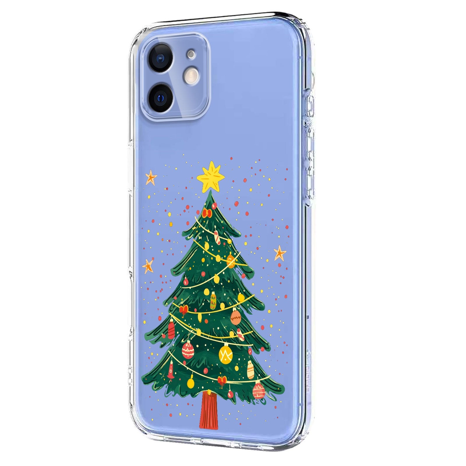 EIDERWOOD iPhone 11 Flexible Plastic Christmas Case with Motif - Transparent / Christmas Tree