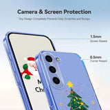 EIDERWOOD Samsung Galaxy S23 FE Flexible Plastic Christmas Case with Motif - Transparent / Christmas Tree