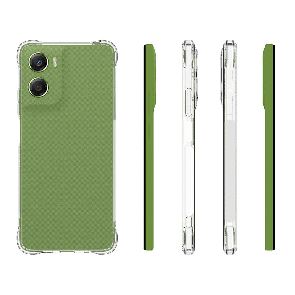 Motorola Moto G06 / G06 Power EIDERWOOD Flexible Plastic Case with Shock Absorbing Corners - Transparent