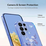 Samsung Galaxy S26 Ultra EIDERWOOD Flexible Plastic Case with Pattern - Transparent / Violets