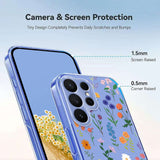 Samsung Galaxy S26 Ultra EIDERWOOD Flexible Plastic Case with Pattern - Transparent / Wild Flowers