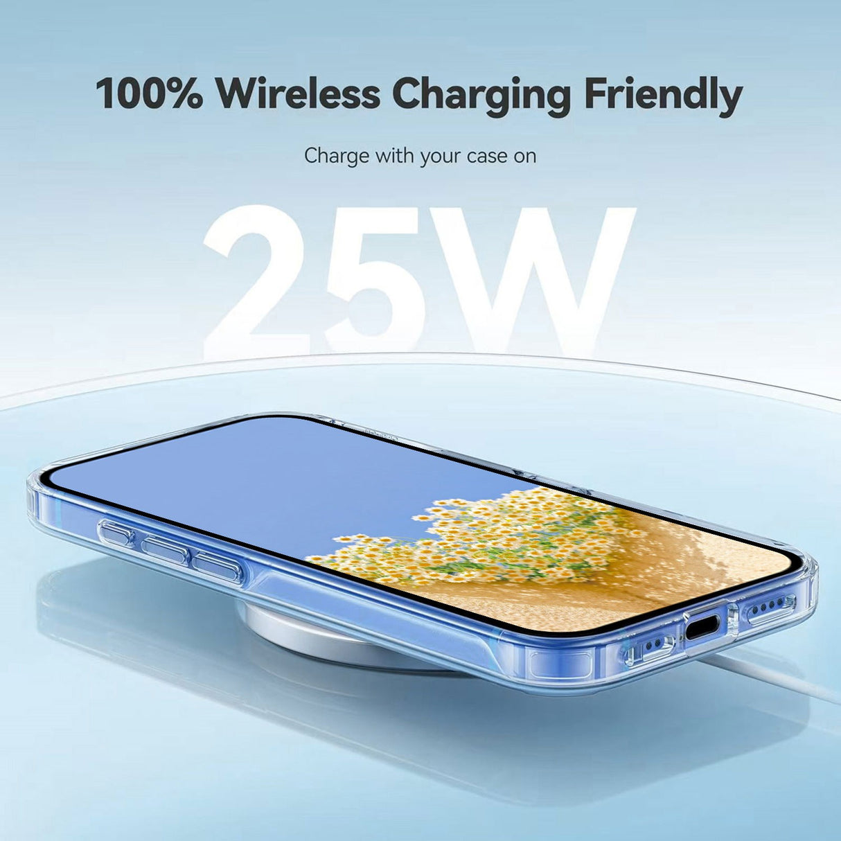 Samsung Galaxy S26 Ultra EIDERWOOD Flexible Plastic Case with Pattern - Transparent / Wild Flowers