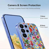Samsung Galaxy S26 Ultra EIDERWOOD Flexible Plastic Case with Pattern - Transparent / Flowers