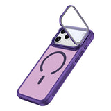 iPhone 18 Pro Max / 17 Pro Max EIDERWOOD Hybrid Plastic Case with Camera Case & Stand Function - MagSafe Compatible - Purple