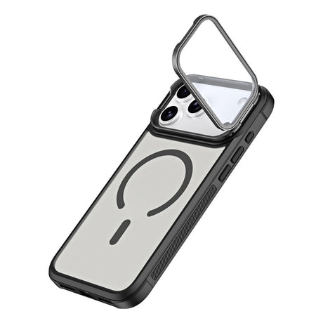iPhone 18 Pro Max / 17 Pro Max EIDERWOOD Hybrid Plastic Case with Camera Case & Stand Function - MagSafe Compatible - Black