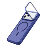 iPhone 18 Pro / 17 Pro EIDERWOOD Hybrid Plastic Case with Camera Case & Stand Function - MagSafe Compatible - Blue