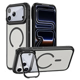 iPhone 18 Pro / 17 Pro EIDERWOOD Hybrid Plastic Case with Camera Case & Stand Function - MagSafe Compatible - Black