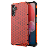 Samsung Galaxy A14 (5G) Hybrid Case - Honeycomb Red