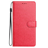 Samsung Galaxy S26 Ultra EIDERWOOD Leather Case with Strap & Card Holder - Pink