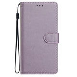 Samsung Galaxy S26 Ultra EIDERWOOD Leather Case with Strap & Card Holder - Purple