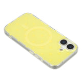 EIDERWOOD iPhone 17 Hybrid Case with Polka Design - MagSafe Compatible - Transparent / Yellow