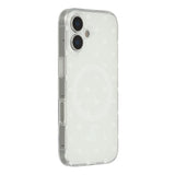 EIDERWOOD iPhone 17 Hybrid Case with Polka Design - MagSafe Compatible - Transparent / White