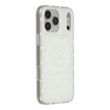 EIDERWOOD iPhone 17 Pro Max Hybrid Case with Polka Design - MagSafe Compatible - Transparent / White